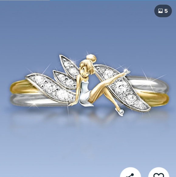 Jewelry - 🆕️ NWT Tinkerbell Two Tone Ring Sz 8
